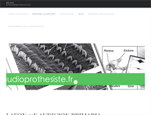 Tablet Screenshot of blog-audioprothesiste.fr